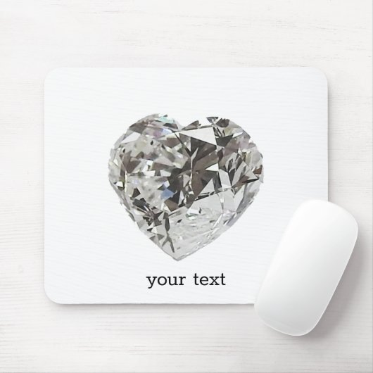 Diamond Heart Mousepad (Mit Mouse)