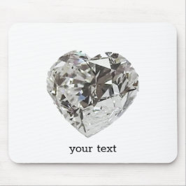Diamond Heart Mousepad