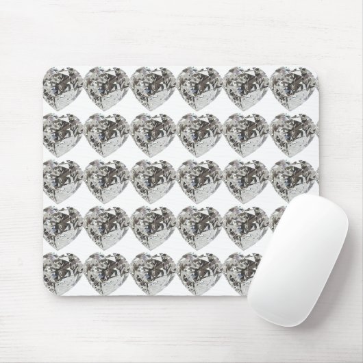 Diamond Heart Mousepad (Mit Mouse)
