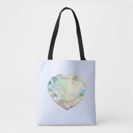 Diamond Heart Pastel Blue Tasche