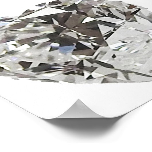 Diamond Heart Poster (Ecke)