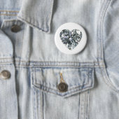 Diamond Heart Round Button (Beispiel)
