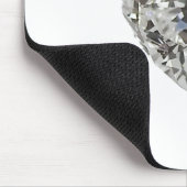 Diamond Heart Shape Brilliant Mousepad (Ecke)