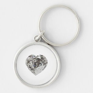 Diamond Heart Shape Brilliant Schlüsselanhänger