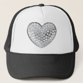 Diamond Heart Truckerkappe (Vorderseite)
