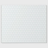 Diamond Herz graue Aqua Line Kunst gemusterte Verp Geschenkpapier (Flach)