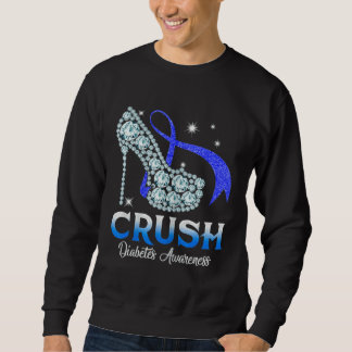 Diamond High Heel Women Diabetes Awareness Month B Sweatshirt