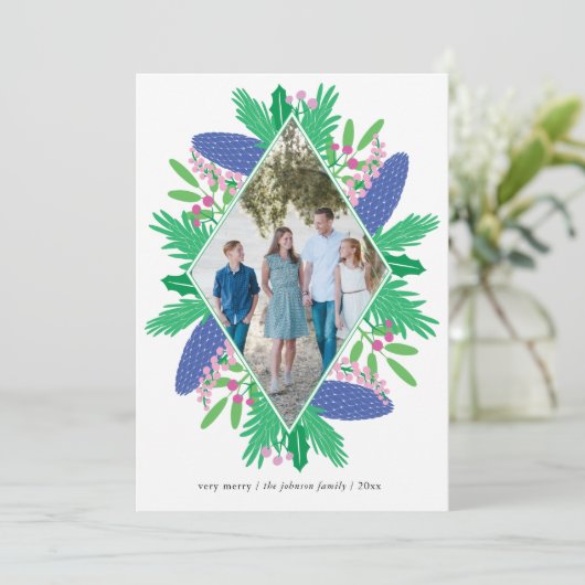 Diamond Holiday Woodland Weihnachten Multi Foto (Stehend Vorderseite)