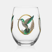 Diamond Hummingbird Weinglas Ohne Stiel (Links)