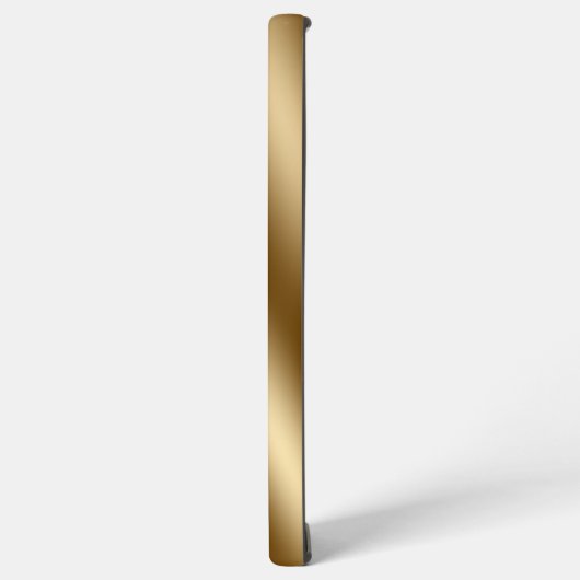 Diamond Imitats Bling Gold Metall Personalisiert G Samsung Galaxy Hülle (Linke Seite)