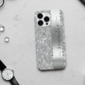 Diamond Imitats Glitzer Kalligraphie Name Silver Case-Mate iPhone Hülle