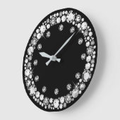 Diamond Infinity Große Wanduhr (Winkel)