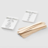 Diamond Infinity Wedding Program Fans Fächer (Non-assembled)