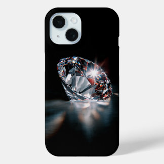 Diamond iPhone 15 Case – Sparkle with Every Swi