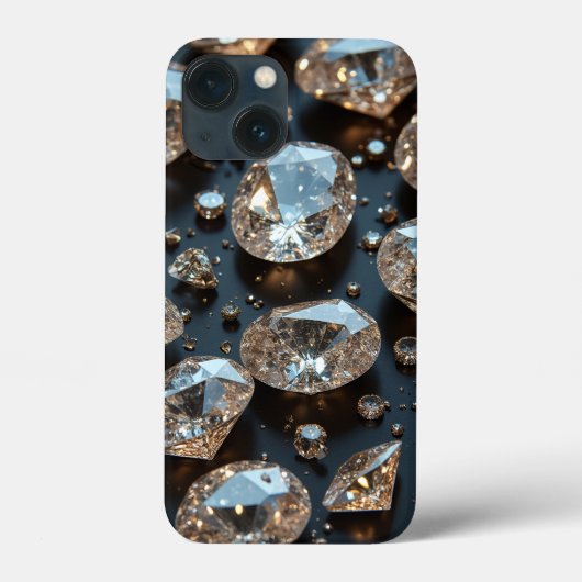 Diamond iPhone Case sieht wie echter Diamant-Luxus (Rückseite)