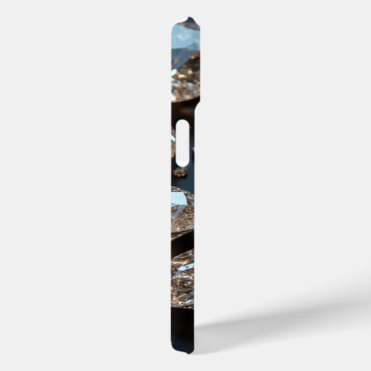 Diamond iPhone Case sieht wie echter Diamant-Luxus (Rückseite / Rechts)