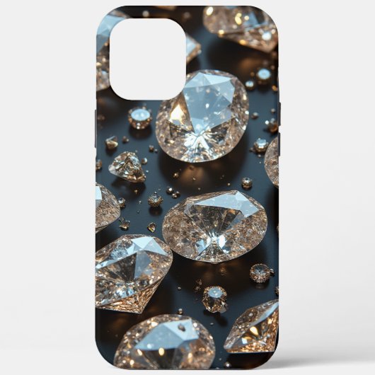 Diamond iPhone Case sieht wie echter Diamant-Luxus (Rückseite)