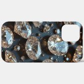 Diamond iPhone Case sieht wie echter Diamant-Luxus (Rückseite (Horizontal))