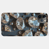 Diamond iPhone Case sieht wie echter Diamant-Luxus (Rückseite (Horizontal))