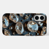 Diamond iPhone Case sieht wie echter Diamant-Luxus (Rückseite (Horizontal))