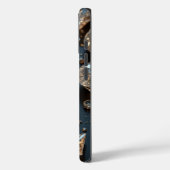 Diamond iPhone Case sieht wie echter Diamant-Luxus (Rückseite / Links)