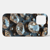 Diamond iPhone Case sieht wie echter Diamant-Luxus (Rückseite (Horizontal))