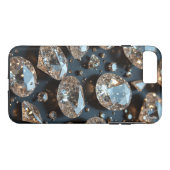 Diamond iPhone Case sieht wie echter Diamant-Luxus (Rückseite (Horizontal))