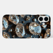 Diamond iPhone Case sieht wie echter Diamant-Luxus (Rückseite (Horizontal))