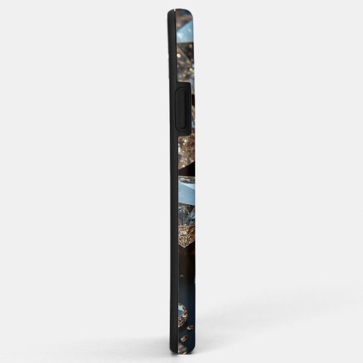 Diamond iPhone Case sieht wie echter Diamant-Luxus (Hinten/Rechts)