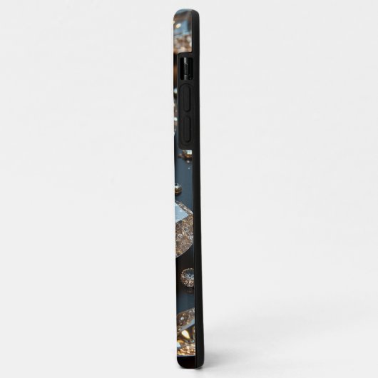 Diamond iPhone Case sieht wie echter Diamant-Luxus (Hinten/Links)
