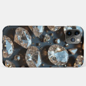 Diamond iPhone Case sieht wie echter Diamant-Luxus (Rückseite (Horizontal))