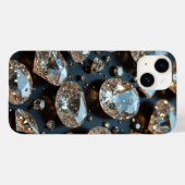 Diamond iPhone Case sieht wie echter Diamant-Luxus (Rückseite (Horizontal))
