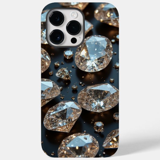 Diamond iPhone Case sieht wie echter Diamant-Luxus (Rückseite)