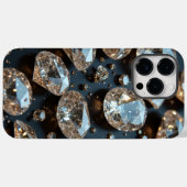 Diamond iPhone Case sieht wie echter Diamant-Luxus (Rückseite (Horizontal))