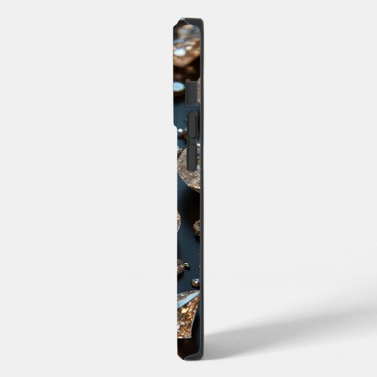 Diamond iPhone Case sieht wie echter Diamant-Luxus (Rückseite / Links)