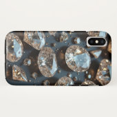 Diamond iPhone Case sieht wie echter Diamant-Luxus (Rückseite (Horizontal))