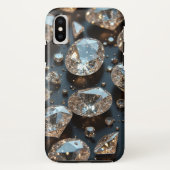 Diamond iPhone Case sieht wie echter Diamant-Luxus (Rückseite)