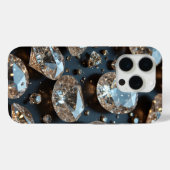 Diamond iPhone Case sieht wie echter Diamant-Luxus (Rückseite (Horizontal))
