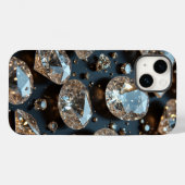 Diamond iPhone Case sieht wie echter Diamant-Luxus (Rückseite (Horizontal))