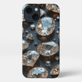 Diamond iPhone Case sieht wie echter Diamant-Luxus Hülle (Rückseite)