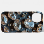 Diamond iPhone Case sieht wie echter Diamant-Luxus Hülle (Rückseite (Horizontal))