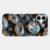 Diamond iPhone Case sieht wie echter Diamant-Luxus Hülle (Rückseite (Horizontal))