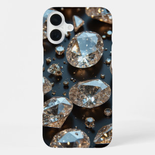 Diamond iPhone Case sieht wie echter Diamant-Luxus 16 Plus Hülle