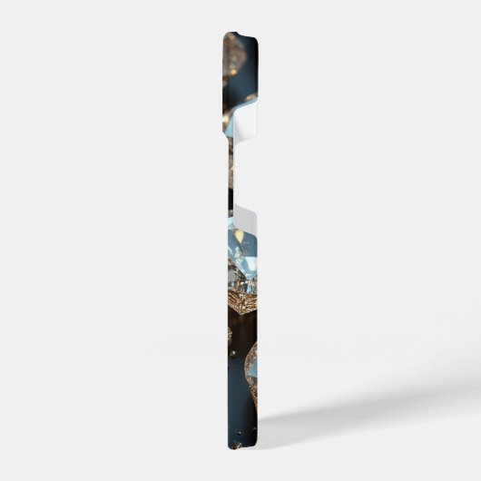 Diamond iPhone Case sieht wie echter Diamant-Luxus Hülle (Linke Seite)