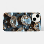Diamond iPhone Case sieht wie echter Diamant-Luxus Hülle (Rückseite (Horizontal))