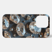 Diamond iPhone Case sieht wie echter Diamant-Luxus Hülle (Rückseite (Horizontal))