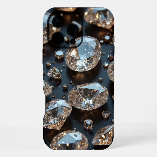 Diamond iPhone Case sieht wie echter Diamant-Luxus Hülle (Rückseite)