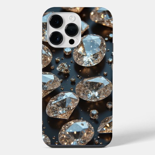 Diamond iPhone Case sieht wie echter Diamant-Luxus Hülle (Rückseite)