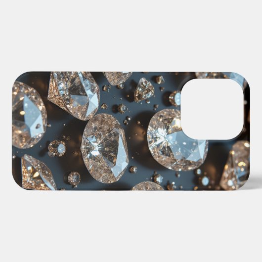 Diamond iPhone Case sieht wie echter Diamant-Luxus iPhone Hülle (Rückseite (Horizontal))