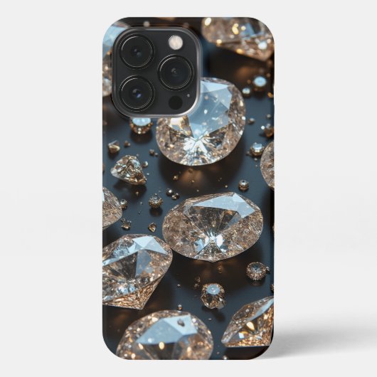 Diamond iPhone Case sieht wie echter Diamant-Luxus iPhone Hülle (Rückseite)